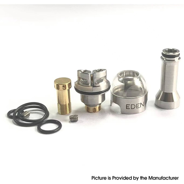 LYNK Eden RBA Bridge for Billet / BB / Boro Tank Stainless Steel, Air Pins 1.0 / 2.0 / 3.0 / 3.5 / 4.0mm