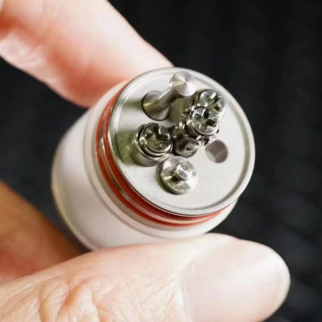 RMC Jet2win Sport GT-R V8 RDTA Rebuildable Dripping Tank Vape Atomizer Set Titanium, Dual Deck