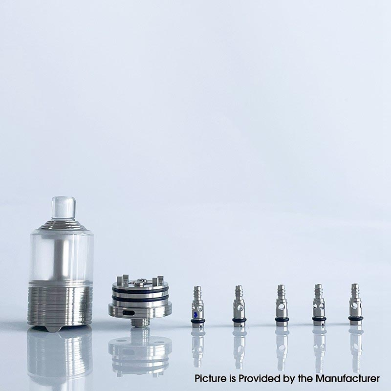 Rekavape Eros Style MTL RTA Rebuildable Tank Atomizer Kit - Silver, 4ml