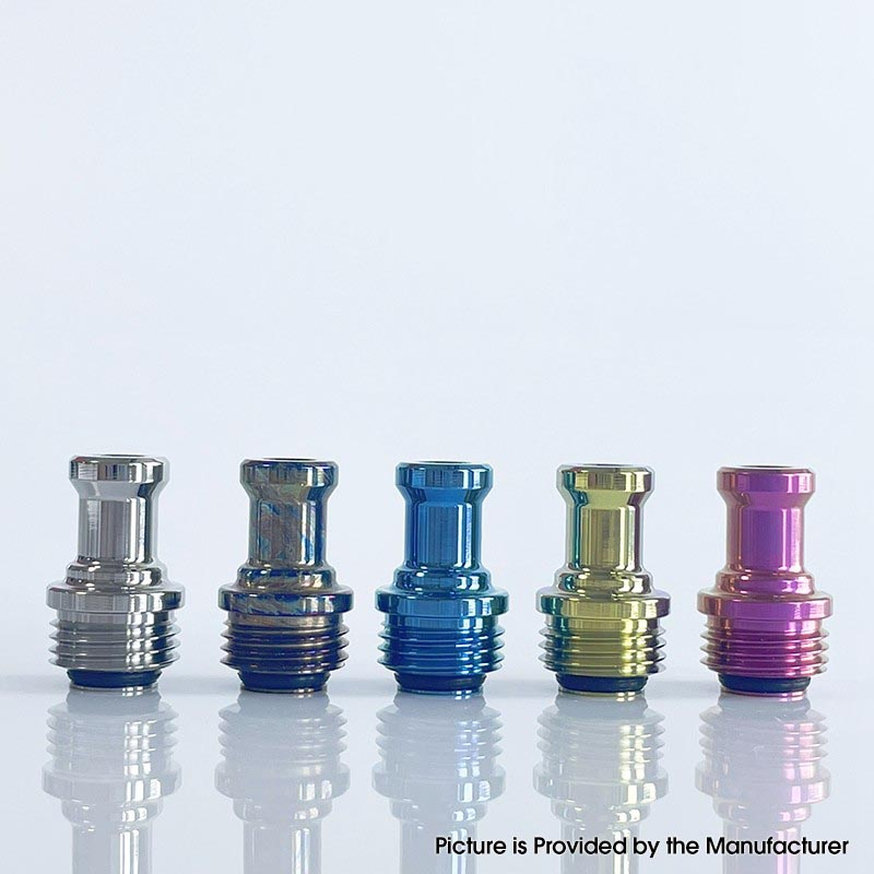 Rekavape Unkwn Style Drip Tip for BB / Billet / Boro AIO Box Mod Titanium