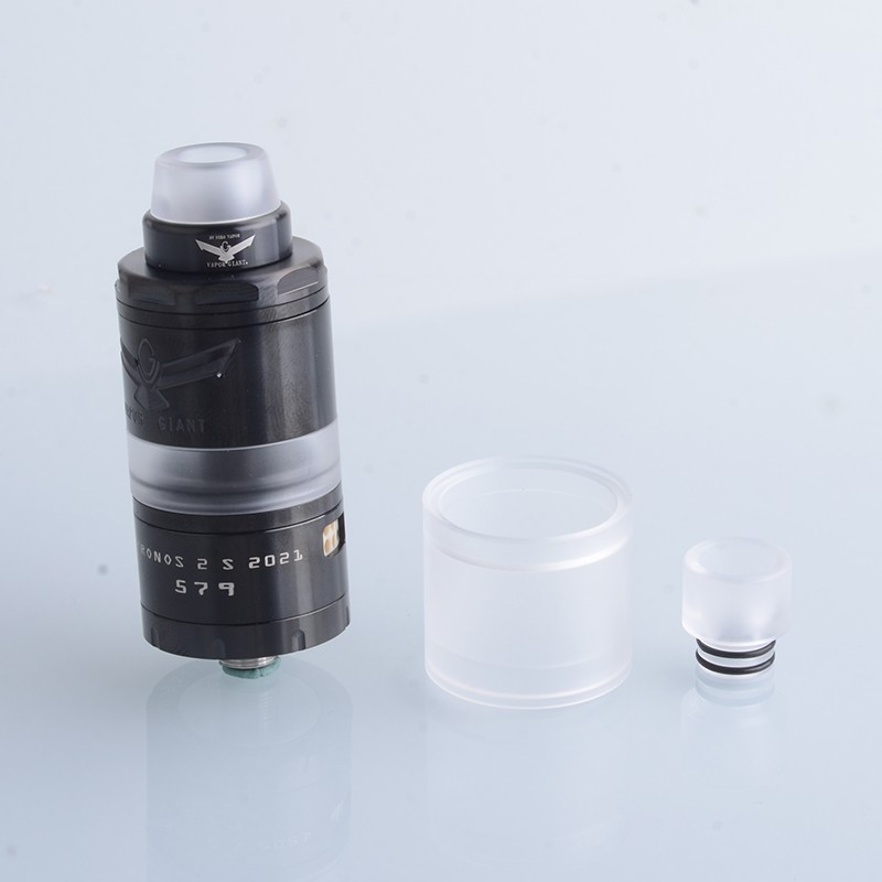 VG Kronos 2 S 2021 Style RTA Wiederaufbaubarer Tank Vape Atomizer 23 mm Durchmesser, RDL / MTL, 4,5 ml