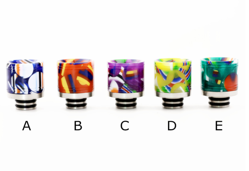 Ersatz 510 Tropfspitze für RDA / RTA / RDTA sub ohm Tank Vape Atomizes Harz, 15mm