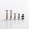 Authentic Reewape T1 510 Drip Tip Mouthpiece Kit for Vape Atomizers 1 Stainless Steel Base + 4 Resin Mouthpieces