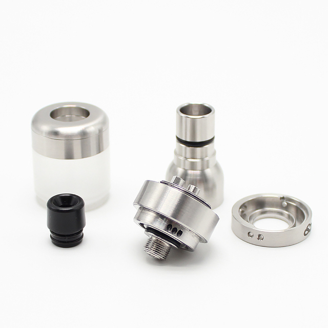 SXK Cloud 2 MTL RTA Rebuildable Tank Vape Atomizer 316SS + PMMA, 3.5ml, 22mm Diameter