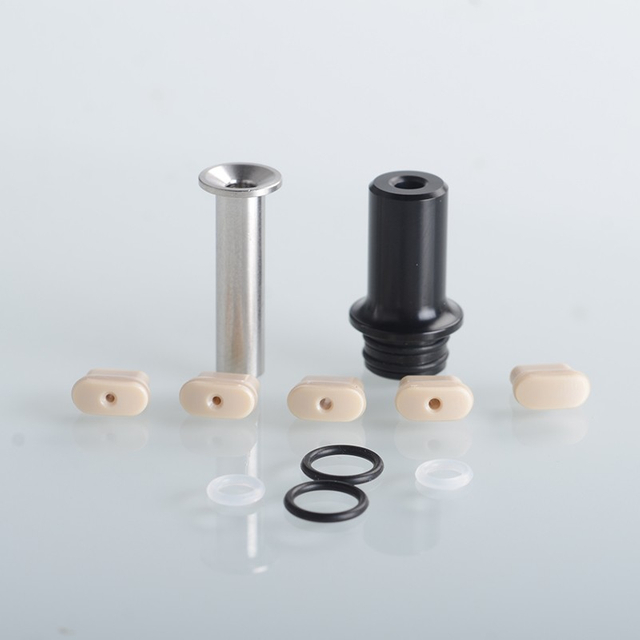 Phevanda A2 RTA DL Air Set - 510 Drip Tip / Air Outer Reducer / 2 x 1.2mm / 2 x 0.9mm Air Reducer