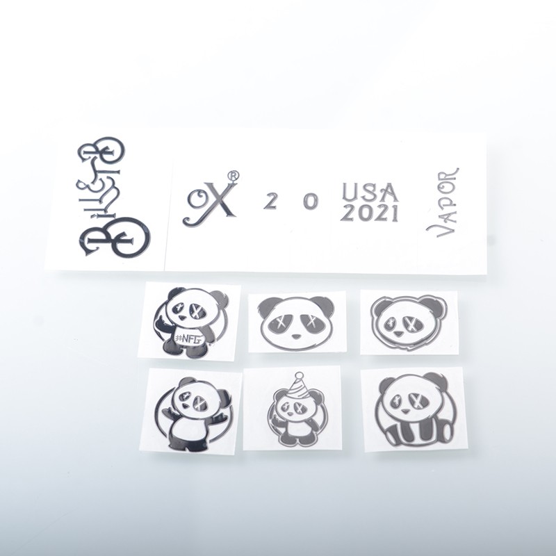 Wick'd Stickers Set for SXK BB / Billet Box Mod Kit - Black