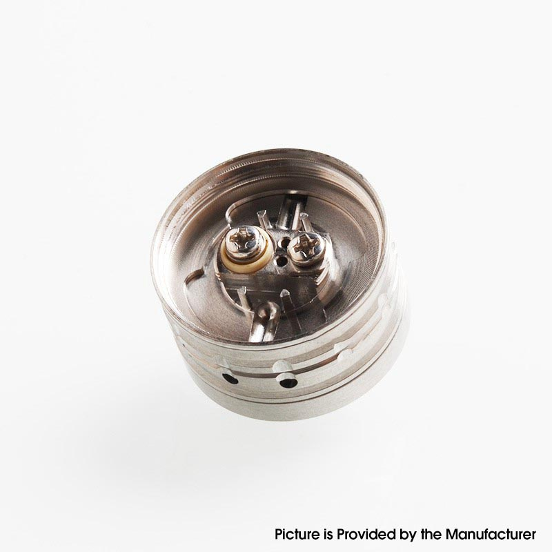 Menelaus RTA 재건 가능한 탱크 분무기 316 스테인레스 스틸 + 아크릴, 4ml, 22mm 직경
