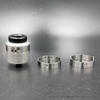 Coilturd Style RDA Rebuildable Dripping Vape Atomizer w/ BF Pin / AFC Ring Single / Dual Coil Configuration, 24mm Dia