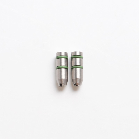 YFTK 316 Stainless Steel Wicks with O-rings for Flash e-Vapor V4.5S+ RTA - Silver (2 PCS)