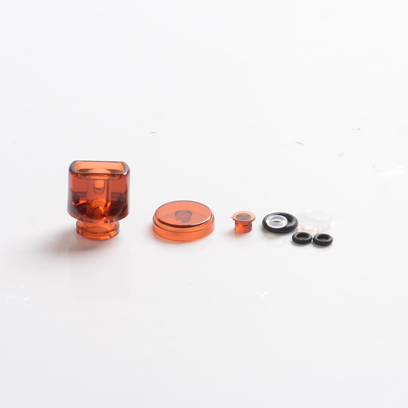 Nunca un silbato normal v2 estilo 510 punta de goteo + botón + botón pequeño para dotmod dotaio pod, pmma