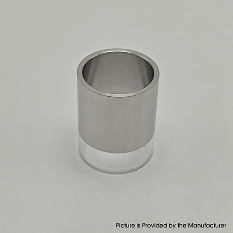 Coppervape Millennium Style RTA V1.1 Replacement Tank Tube - Silver + Translucentt, SS + PC, 4.0ml