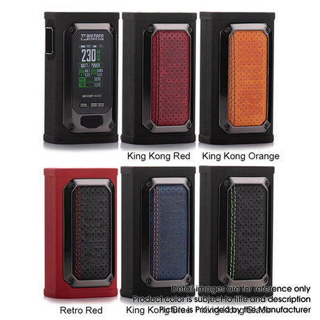 Authentic Wotofo MDura Pro 230W TC VW Variable Wattage Vape Box Mod 5~230W, 2 x 18650, NEXCHIP