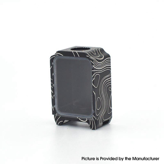 Authentic MK MODS Topo Boro Tank for SXK BB / Billet AIO Box Mod Kit Aluminum + Glass