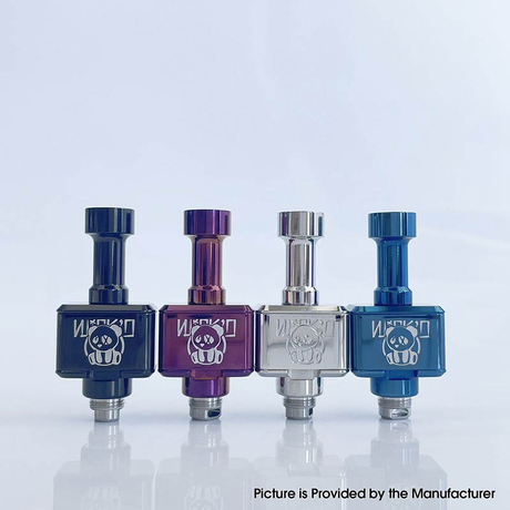 Rekavape Wick'd Reviv'D Style RBA Bridge for Billet / BB / Boro - Purple, 7 PCS Air Pin