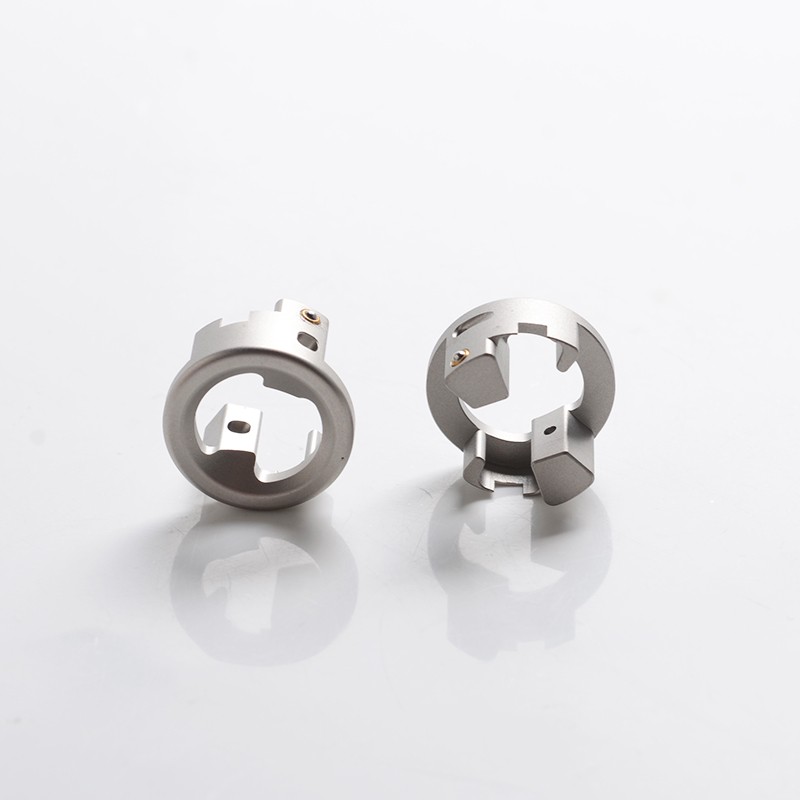Inserções de fluxo de ar de substituição do estilo do motor de armadura - cetim SS, 1,2 x 1,2 mm + 1,8 x 2,2 mm (2 pcs)