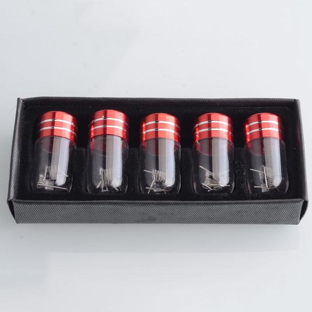 Authentic ThunderHead Creations THC Tauren Elite MTL RTA Replacement Fused Clapton Coil - 30GA x 2 + 38GA, 0.6ohm (10 PCS)