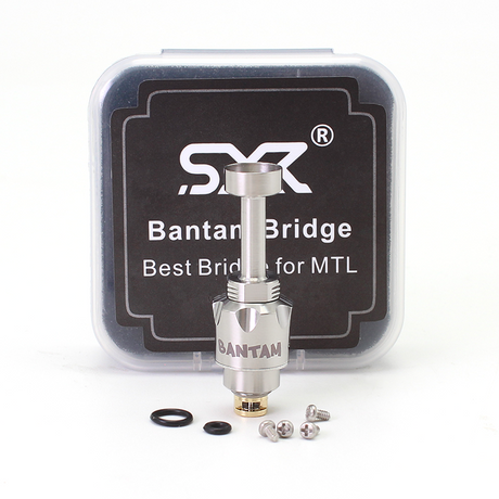 Authentic SXK Bantam BB Mini RBA Bridge for Billet / BB / Boro Tank 316 Stainless Steel, Bottom Airflow, MTL vaping