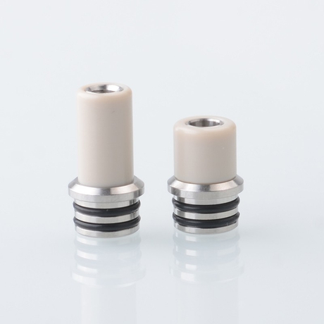 Gluee 510 Drip Tip Set Stainless Steel + PEEK, DL + MTL (2 PCS)