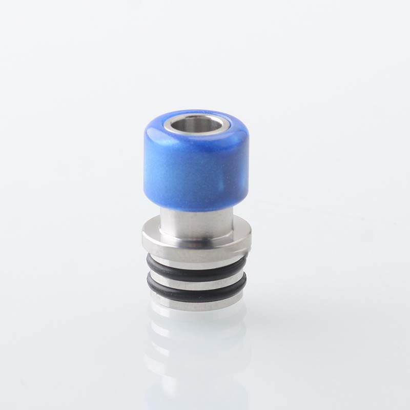 510 Drip Tip - Stainless Steel + Resin for RDA RTA RDTA Atomizer