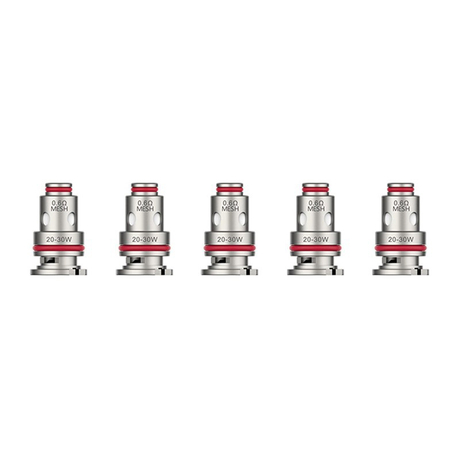 Authentic Vaporesso Target PM80 Mod Pod Vape Kit / Catridge GTX FeCrAl Restricted DTL Mesh Coil Head - 0.6ohm (20~30W) (5 PCS)