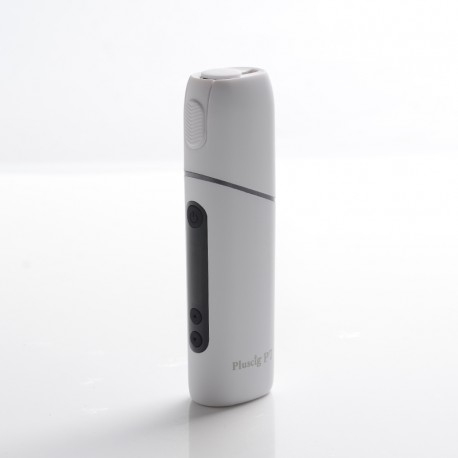 Authentic SMY Pluscig P7 3500mAh TC Heat-Not-Burn Vape Starter Kit - White, High Temperature Resistant Plastic, 250~330'C