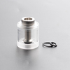 Slam Style Replacement Cap + Beauty Ring + 510 Drip Tip for Narda Style RDA - Transparent, PMMA