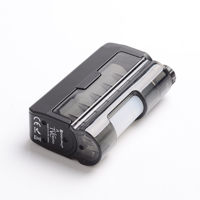 Authentic Dovpo x Brian Topside Lite 90W TC VW Squonk Vape Box Mod - Black, 5~90W, 100~315'C, 1 x 20700 / 21700