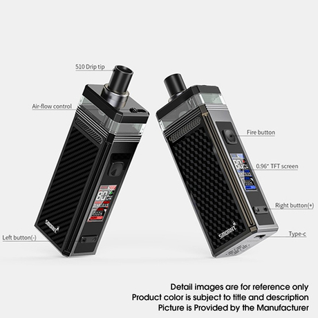 Authentic Smoant Pasito II 2 V2 80W 2500mAh TC VW Pod Mod Vape Starter ...
