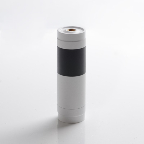 El Thunder MTLite Style Vape Mechanical Mod - White + Black, Brass, 1 x 18350 / 18650
