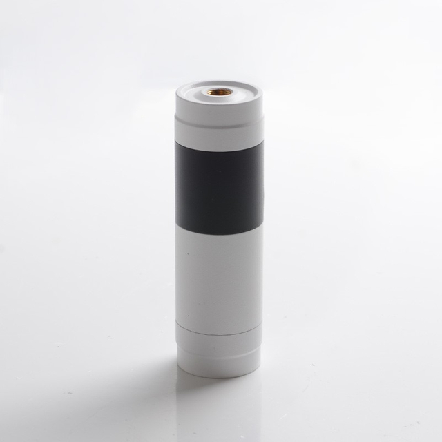 El Thunder Mtlite Style Vape mecânico Mod - branco + preto, latão, 1 x 18350 /18650