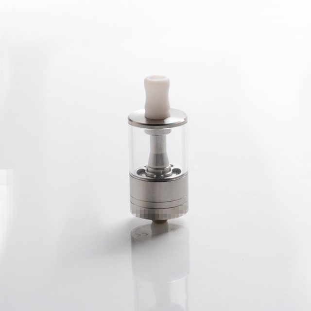 YFTK Dvarw Mtl FL Facelift Style RTA Tanque reconstruível Vape Atomizador - Silver, 5ml, 316 Aço inoxidável, 22mm de diâmetro