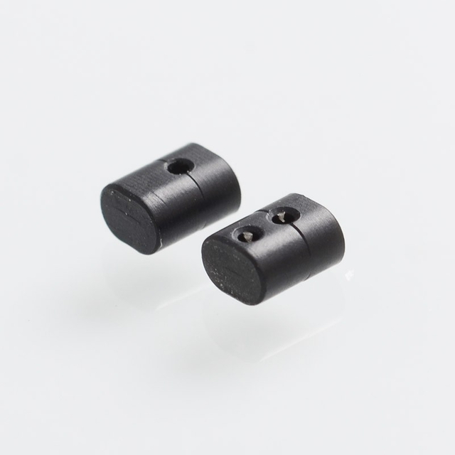 Hussar Project X Style Mtl RTA pinos de fluxo de ar apertado - preto, peek, 0,8 mm (2 pcs)