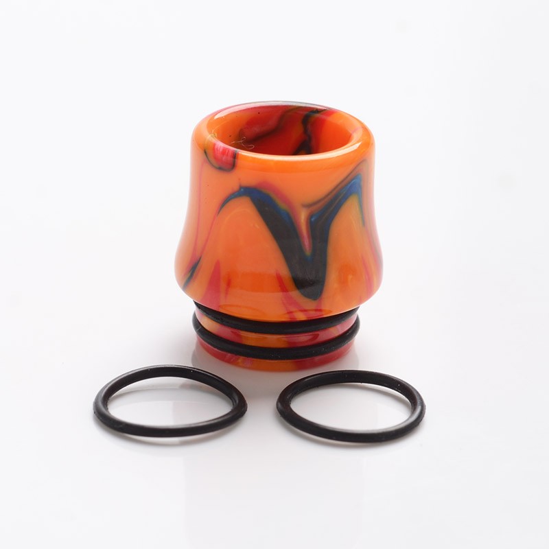Authentic Reewape AS268 810 Replacement Drip Tip for SMOK TFV8/TFV12 Tank/Kennedy/Battle/Reload RDA Resin, 17.5mm