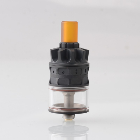 ULTON Rook Style RPGA Rebuildable Professional Genesis Atomizer w/ BF Pin, 3.0ml, Mesh / Cotton Deck, 22mm Diameter