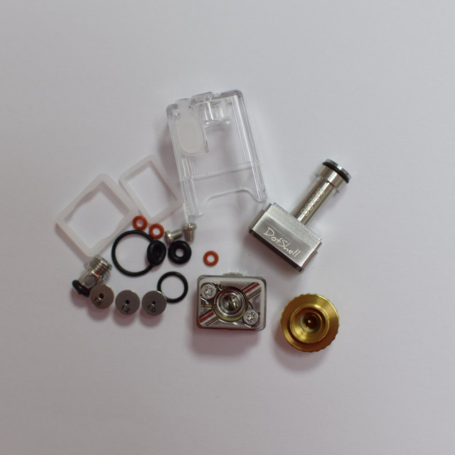 Dotshell Rebuildable Tank RBA w/ 3 MTL Pin for dotAIO Portable AIO Pod System Vape Kit 1.0mm + 1.2mm + 1.5mm