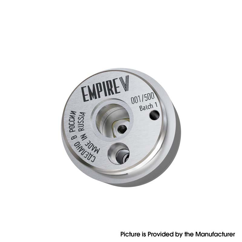 SXK Replacement Build Deck for Empire V Style RTA -Silver/Black