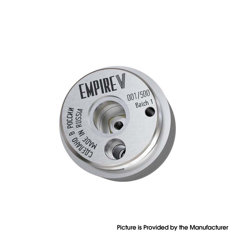 SXK Replacement Build Deck for Empire V Style RTA -Silver/Black