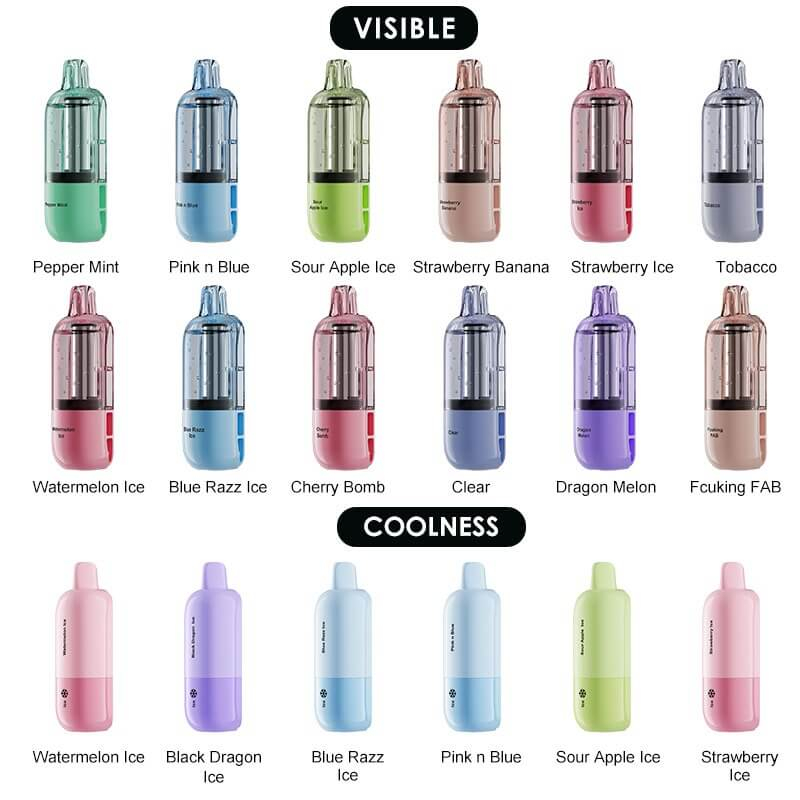 NEXA Flex 18000 Puff S Disposable Pod - 18ml, 5% nikotin, desain yang terlihat