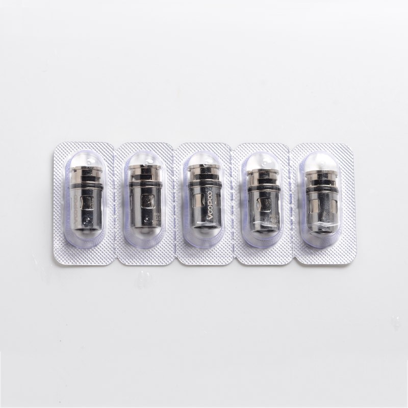 Authentique Remplacement de Voopoo PNP-VM5 Mesh Coil Heads for Voopoo Drag S / Drag x VW Mod Pod Vape Kit - 0,2Ohm (40 ~ 60W) (5 PCS)