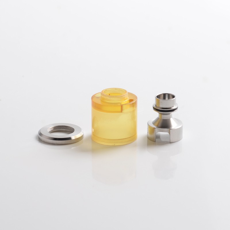 Steam Tuners Style Tank Tube + Chimney + Top Cap Top Filling Kit for Dvarw FL 22mm RTA - Translucent, Acrylic + SS, 3.5ml