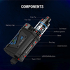 Authentic SMOK Scar-Mini Kit 80W VW Box Mod with TFV9 Mini Tank Vape Atomizer, VW 1~80W, 1 x 18650, 3.0ml, 0.15ohm