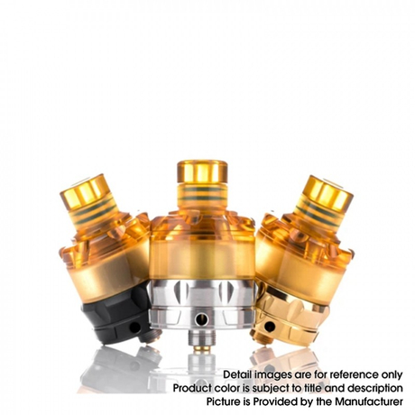 Authentic asMODus Anani V2 MTL RTA Rebuildable Tank Vape Atomizer - Silver, Stainless Steel + PEI, 24.5mm Diameter