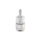 Monarchy J3S Style MTL RTA Rebuildable Tank Vape Atomizer - Silver, Stainless Steel + PCTG, 2.5ml, 22mm Diameter