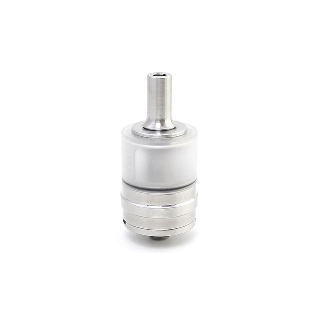 Monarchy J3S Style Mtl RTA восстановимый бак Vape Atomizer - Silver, нержавеющая сталь + PCTG, 2,5 мл, диаметр 22 мм