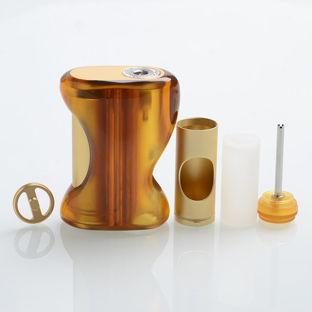 Authentic Fumytech BDvape Pure BF Squonk Mechanical Box Mod, PEI + T6 Sandblasted Aluminum, 1 x 18650