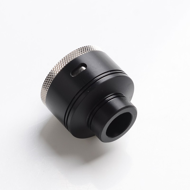 Authentic Gas Mods G.R.1 GR1 S RDA Rebuildable Dripping Vape Atomizer w/ BF Pin, SS + PMMA, 22mm Diameter