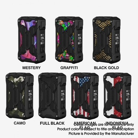 Authentic Rincoe Mechman Lite 228W TC VW Variable Wattage Vape Box Mod , 1~228W, 2 x 18650