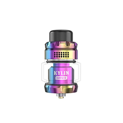 Authentique Vandy Vape Kylin Mini V2 RTA Rservoir reconstructible Vape  Atomiseur - Arc-en-ciel, 3.0/5.0 ml, diamtre 24.4 mm - Achetez Vandy Vape  kylin v2 rta, 3.0/5.0 ml rta sur shareAvape