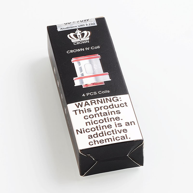 Authentic Uwell Replacement FeCrAl UN2 Mesh Coil for Crown 4 IV Tank - 0.23ohm (60~70W) (4 PCS)