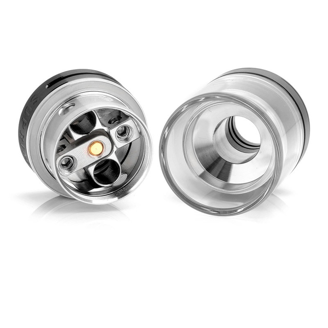 Authentic Sigelei x Suprimo Moonshot RTA Rebuildable Tank Vape Atomizer - Black, 2mL, 22mm Diameter